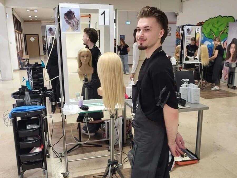 Naš učenik osvojio 4. mjesto na Međužupanijskom natjecanju frizera!