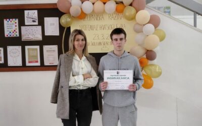 Četvero hrabrih, dvoje u vrhu: uspjeh naših učenika na županijskom Natjecanju u poznavanju hrvatskoga jezika